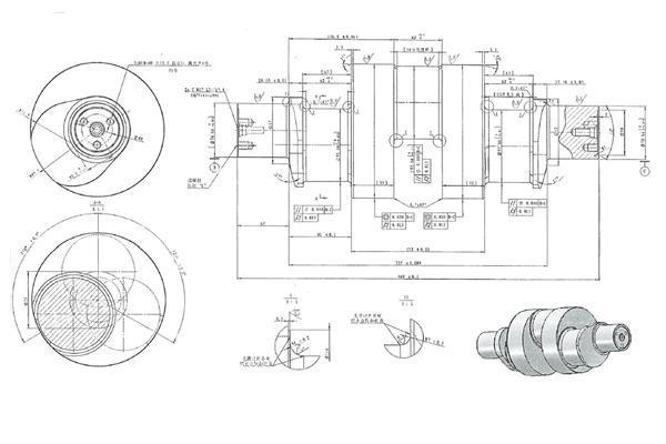 Oil Pumping Unit Crankshaft